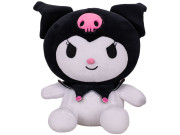 Kuromi plyšová 22 cm spandex sedící My Melody & Kuromi