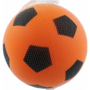 Míč pěnový fotbalový 21 cm 2 barvy v síťce