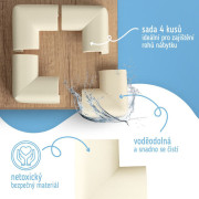 Ochrana rohů a hran pěnová sada 4 ks Sipo