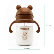 Hrneček s brčkem Bringebaer 240 ml Kidnort