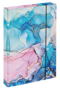 Desky na školní sešity A4 Jumbo Marble Pink Baagl