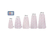 Letní spací pytel bambus šedé rybičky Kaarsgaren 