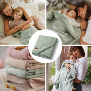 Deka z přírodní bavlny 75 x 100 cm 0 m+ BabyOno