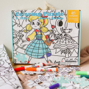 Vybarvovací puzzle Utajená zahrada 100 ks