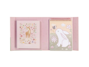 Omalovánky s pastelkami a samolepkami Rosa Fairy Garden Little Dutch