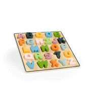 Dřevěné puzzle velká písmena Bigjigs Toys - ABC