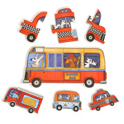 Mé první puzzle Mideer - Doprava