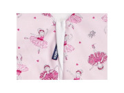 Letní spací pytel s nožičkami bambus růžové baletky Vel. 110 cm Kaarsgaren