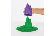 Krabice tekutého písku s podložkou zelená Kinetic Sand 