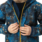 Dětská softshellová bunda Duo Galaxie - modrá ESITO 