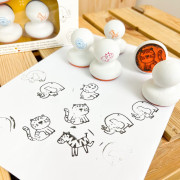 Moje první razítká Zvířátka ze savany 6 ks Créa Lign