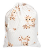 Bavlněný pytlík na přezůvky 40×32 cm 