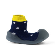 Ponožkové botičky Chameleon Polka Navy