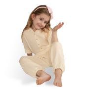 Dětské mušelínové kalhoty Luca Cream Esito