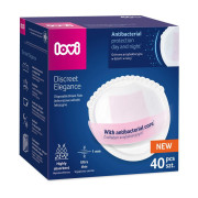 Vložky do podprsenky antibakteriální Discreet Elegance 40 ks bílé Lovi