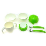 Jídelní set plast králík 24m+ Baby Monsters