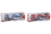Auto nákladní tahač se závodním autem 18,5 cm