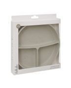 Talíř dělený s přísavkou Platinum Silicone KikkaBoo