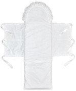 Klasická zavinovačka Babyrenka obdélník s jednou krajkou 5 cm širokou