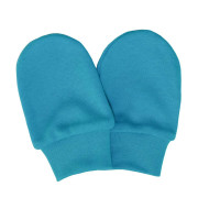 Rukavice bavlna jednobarevné tyrkysová Esito