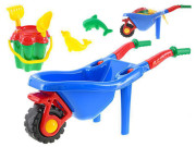 Kolečko + sada na písek 6 ks