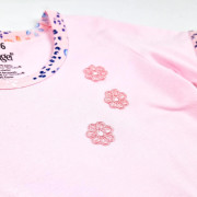 Tunika tenká UV 50+ Outlast® růžová baby/růžová kytky