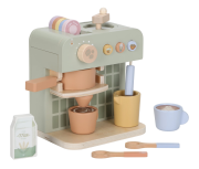 Kávovar na kapsle dřevěný Little Dutch