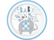 FSC Talířky papírové - Sloník s květinami