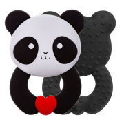 Dětské silikonové kousátko Akuku Panda