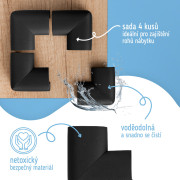 Ochrana rohů a hran pěnová sada 4 ks Sipo