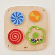 Dřevěná nástěnná hra - kruhy