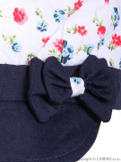 Letní dětská čepička-baret Klara modrá vel. 98