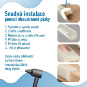 Ochranná páska pěnová pro ochranu hran a rohů nábytku 2 m Sipo