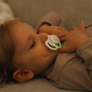 Dudlíky silikonové symetrické 18 m+, 2 ks BabyOno