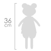Plyšová panenka Pipo 36 cm s  kolébkou DeCuevas