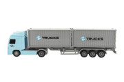 Kamion s kontejnery plast 33 cm na setrvačník se světlem a zvukem 