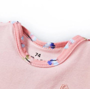 Body šaty tenké set Outlast® UPF 50+ Sv. broskvová, motýlci