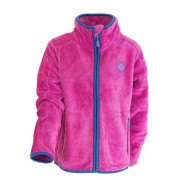 Mikina dětská chlupatá se stojáčkem, Pidilidi fuchsia