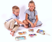 Véééliké puzzle Stavební stroje KukiKuk