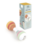 Dřevěná dvojitá rumba koule Zvířata světa Sarah Betz Vilac