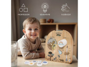 Dřevěná Montessori deska Počasí