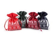 Vánoční dárkový pytlík 10x15 cm 