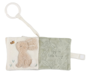 Závěsná textilní knížka s aktivitami Newborn Naturals Little Dutch