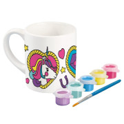 Jednorožec malování hrnečku Totum