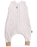 Spací pytel s nožičkami béžová zajíc 