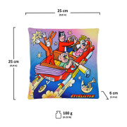 Polštář 25x25 cm Čtyřlístek hvězdy