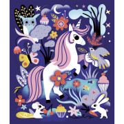 Kreativní sada Mini Jednorožci Vyškrabování a Lapač slunce Atelier Janod 