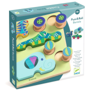 Vkládací puzzle Zvířátková autíčka Djeco