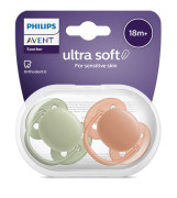 Šidítko Ultrasoft Premium neutral 18 m+, 2 ks Philips Avent