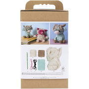 Sada na háčkování kravička Amigurumi